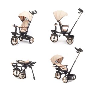 Luxus gyerek tricikli világítással Milly Mally Twinkle beige