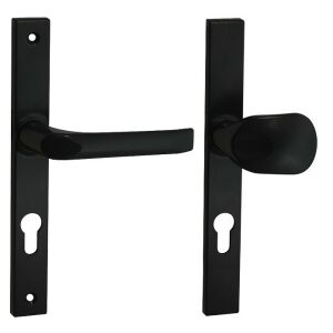 Hero Quadrat Sicherheit Schwarz 85 mm PZ Knopf/Türknauf 142235406 - Türknäufe & Türklinken