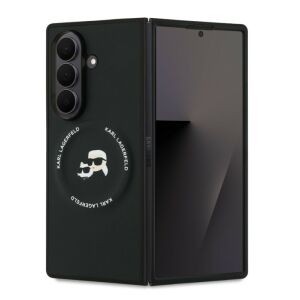 Karl Lagerfeld K&amp;CH Heads Samsung F966B Galaxy Z Fold7 hátlapvédő tok fekete (KLHMZFD7PSMLRKCK) 142236032 - Karl Lagerfeld Telefontok