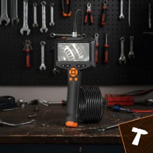 Bigstren endoszkóp vizsgáló kamera LCD kijelzővel és flexibilis kábellel - Bigstren