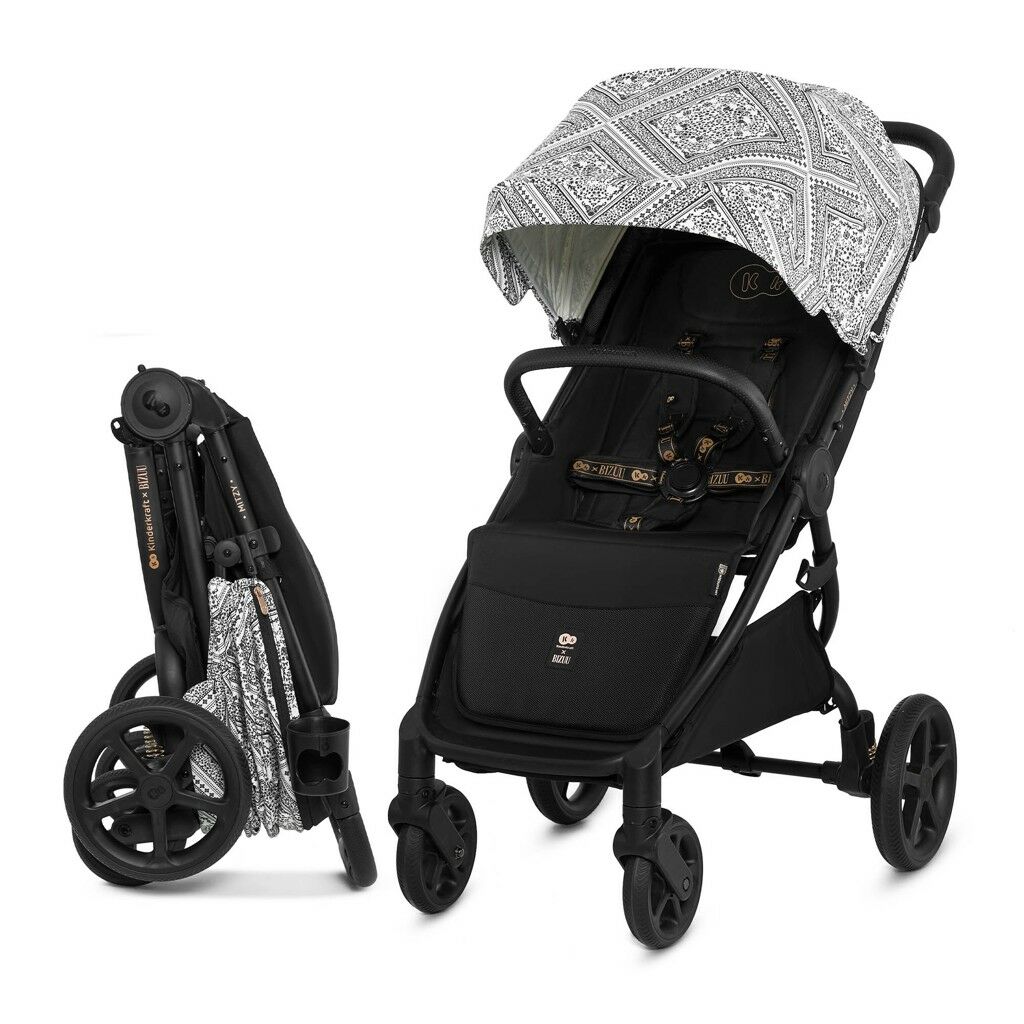 E-shop KINDERKRAFT Športový kočík Mitzy Lunar Black Bizuu