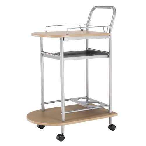 Zsúrasztal, bükk + ezüst fém, LIMA 142274485