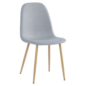 Szék, világos szürke/bükk, LEGA NEW 142275326 - Étkező szék