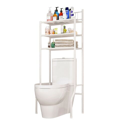 Polc a WC fölé, fehér, REMIN 142275680