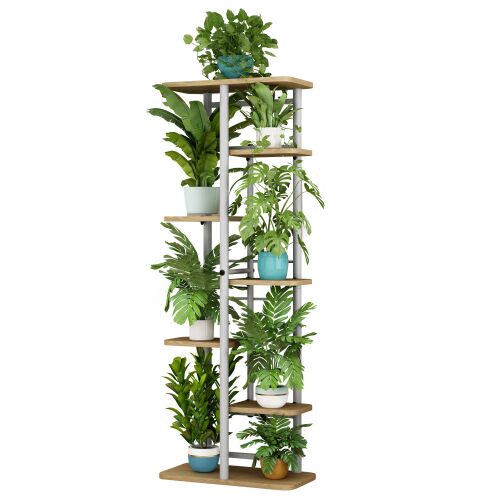 Virágállvány, fehér/sonoma tölgy, LEDOR TYP 3 142277222