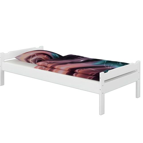 Ágy, fehér, 90x200, LIVIO 142278370 - Tempo