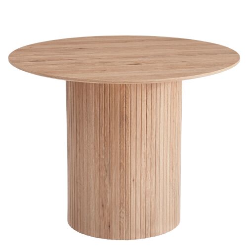 Étkezőasztal, tölgy, átmérő 100 cm, PAOLO 142278475