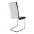 Étkezőszék, textilbőr fehér, fekete/króm, NEANA 142279168