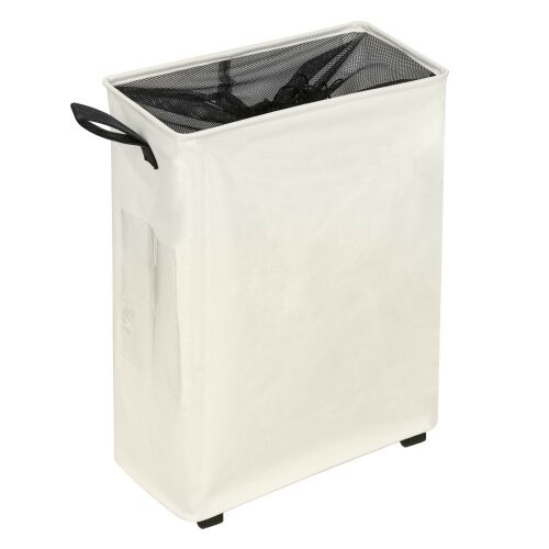 Összecsukható szennyestartó kerekekkel, bézs, PRIOR