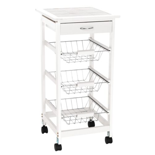 Tálalókocsi, fehér, KORUS 142280381