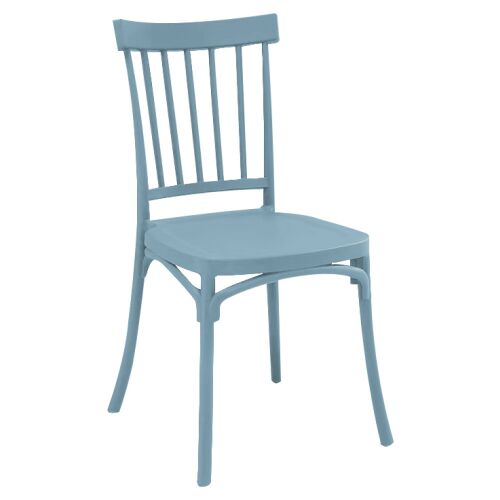 Rakásolható szék, kék, SAZEN 142282366