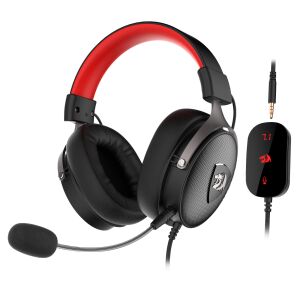 REDRAGON ICON H520 Headset Vezetékes Fejpánt Játék USB A típus Fekete, Vörös 142286225 - Redragon