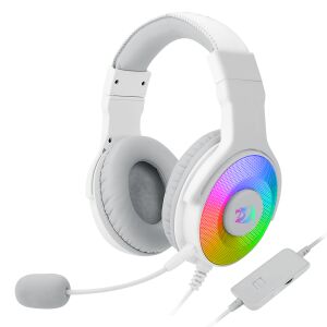 REDRAGON H350W-RGB-1 fejhallgató és headset Vezetékes Fejpánt Játék USB A típus Fehér 142286228 - Redragon
