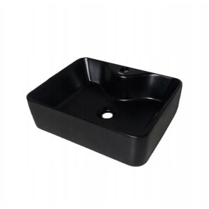 FEKETE KERÁMIA MOSDÓ 48X38CM, čierne keramické umývadlo - Umývadlo