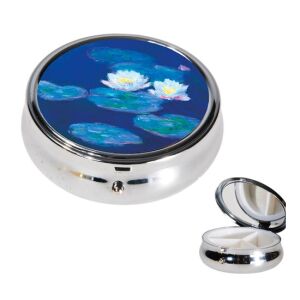 FRI.19967 Gyógyszeres fémdoboz 3 fakkos 6x2,1cm, Monet: Water Lilies 142289391 - Otthoni betegápolás