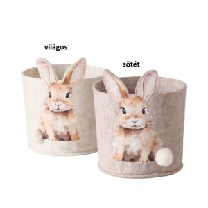 B.G.2057161 Textilkosár nyuszis, 19x16,5cm, Hansi 142289416 - Tárolás & Rendszerezés