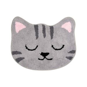 CLEEF.BM0012 Fürdőszobai kilépő, cicafej, 60x50x1cm 142289530 - Fürdőszoba szőnyeg