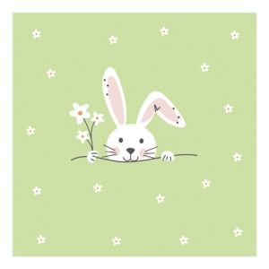 PPD.C233002946 Hello Easter green papírszalvéta 33x33cm, 20db-os 142289556 - Háztartási papírtermék