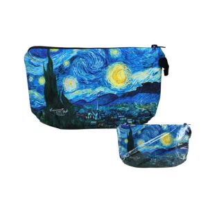 H.C.021-4858 Műszálas neszesszer 22x13,5x1,5cm, Van Gogh:Csillagos éj 142289568 - Kozmetikai táska
