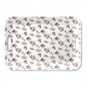 AMB.13919350 Charlotte white műanyag nagytálca 33x47cm 142289650 - Tálca