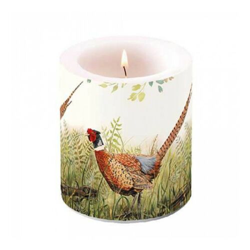 AMB.19317515 Glorious pheasant átvilágítós gyertya 10x10cm 142289657