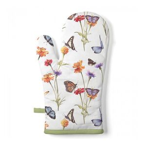 AMB.16419335 Butterfly garden white edényfogó kesztyű 18x30cm, 100% pamut 142289730 - Konyhai eszköz