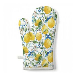 AMB.16419660 Mediterranean lemons edényfogó kesztyű 18x30cm, 100% pamut 142289780 - Konyhai eszköz