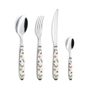 R2S.2273WHIF Rozsdamentes kiskanál műanyag dekorborítású nyéllel, White Forest 142289801 - Kanál