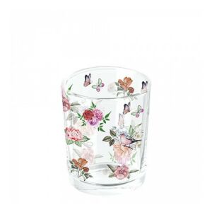 AMB.17319350 Charlotte white üveg mécsestartó 5,5x6cm 142289820 - Dekoráció