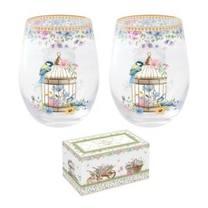 R2S.4015SPBL Üvegpohár 500ml, 2db-os szett, dobozban, Spring Bloom 142289855 - Vizespohár