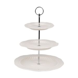 CLEEF.6CE2049 Kerámia asztali kínáló 3 emeletes, 26x31cm 142289860 - Kínáló tál