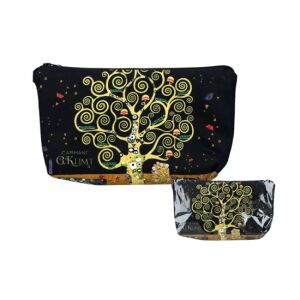 H.C.021-4866 Műszálas neszesszer 22x13,5x1,5cm, Klimt:Életfa 142289868 - Kozmetikai táska