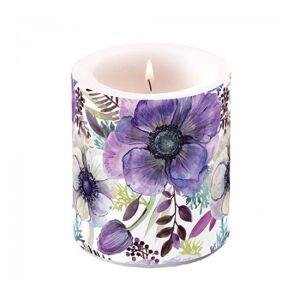 AMB.19319340 Purple dream átvilágítós gyertya 10x10cm 142289917 - Gyertya