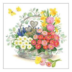 AMB.13319385 Spring flowers decoration papírszalvéta 33x33cm, 20db-os 142289926 - Háztartási papírtermék