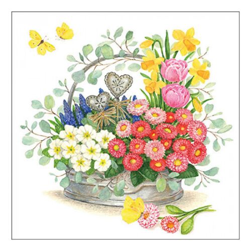 AMB.13319385 Spring flowers decoration papírszalvéta 33x33cm, 20db-os 142289926