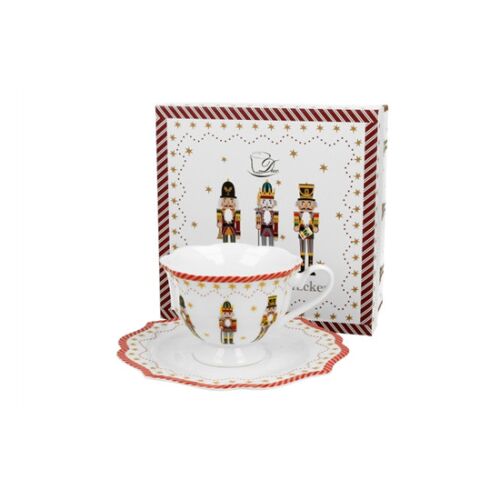 D.G.51285 Porceláncsésze+alj, 190ml, dobozban Christmas Nutcracker 142289956