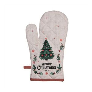 CLEEF.TCH44 Edényfogó kesztyű 18x30cm,100% pamut, Traditional Christmas Harmony 142289969 - Konyha & Étkezés
