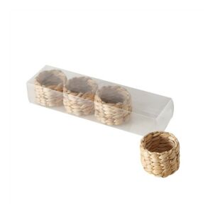 B.G.2043952 Fonott szalvétagyűrű 4,5cm, 4db-os, vízijácint 142289996 - Háztartási papírtermék