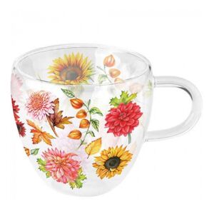 AMB.14419770 Autumn blooming duplafalú borosilicate üvegcsésze 0,25L 142290037 - Pohár