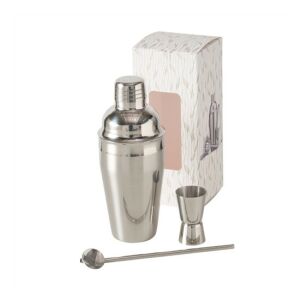 B.G.2053102 Rozsdamentes fém koktélszett 8,5x21,5cm, Shaky 142290057 - Báreszköz