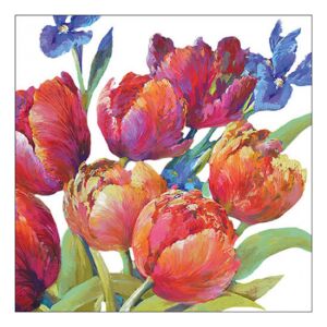 AMB.13319310 Tulips of joy papírszalvéta 33x33cm, 20db-os 142290090 - Szalvéta