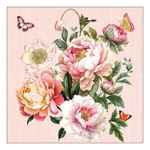 AMB.13319500 Peony bouquet papírszalvéta 33x33cm, 20db-os 142290095 - Háztartási papírtermék