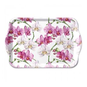 AMB.13719605 Elegant orchids white műanyag kistálca 13x21cm 142290146 - Tálca