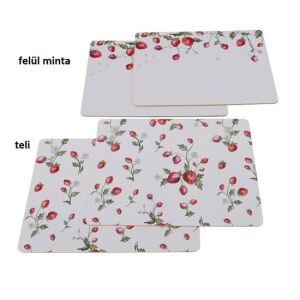 B.G.2045156 Parafa tányéralátét 2db-os szett, 40x30cm, epres 142290181 - Tányéralátét