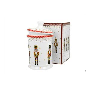 D.G.51346 Porcelán keksztároló 11x19cm, 800ml, dobozban, Christmas Nutcracker 142290199 - Ételtárolás