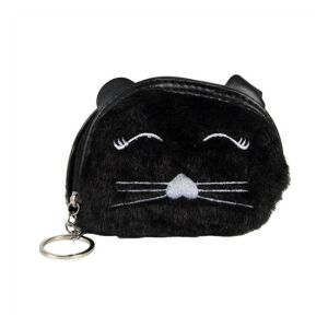 CLEEF.JZWA0213 Cicás pénztárca fekete, 12x2x9cm, műanyag