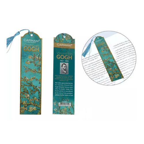 H.C.013-5007 Papír könyvjelző 5x18cm, Van Gogh: Mandulavirágzás 142290233