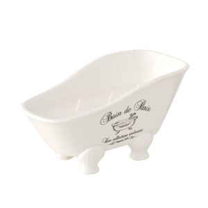 B.G.2058343 Kerámia fürdőkád gyertyával, 20x9x9,5cm, Bathtime 142290275 - Gyertyatartó