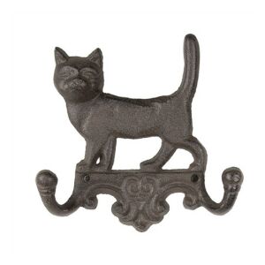 CLEEF.6Y5651 Öntöttvas falifogas cicás, 16x4x16cm 142290323 - Fogas