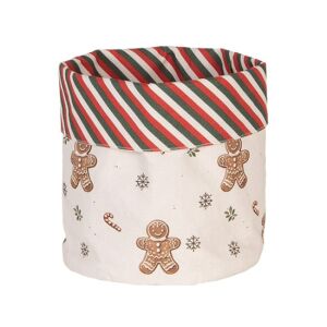 CLEEF.CGM50 Kenyérkosár15x16cm, 100% pamut, Classic Gingerbread Mgic 142290331 - Ételtárolás